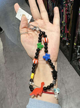 491003韩国东大门Baket小恐龙吊坠手机链挂件