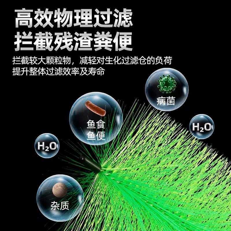 过滤毛刷鱼池绿色大型过滤滤静音鱼池毛刷菌材锦鲤培十字净水,宠物/宠物食品及用品,桌面缸,淘宝优惠券,粉丝福利购,淘宝优惠卷
