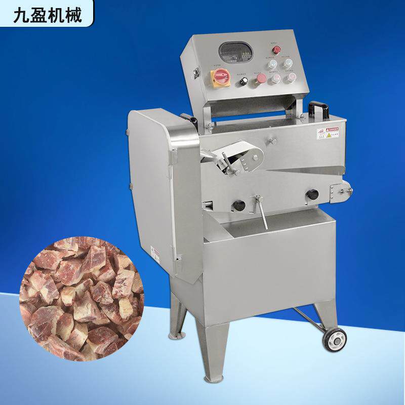 广州九盈耐用303A型自动斩排骨机排骨切块机切猪脚机器