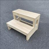 实木家用梯2步楼梯阳台阶梯子踏步登高窗台阶脚踏3小双层活动凌之