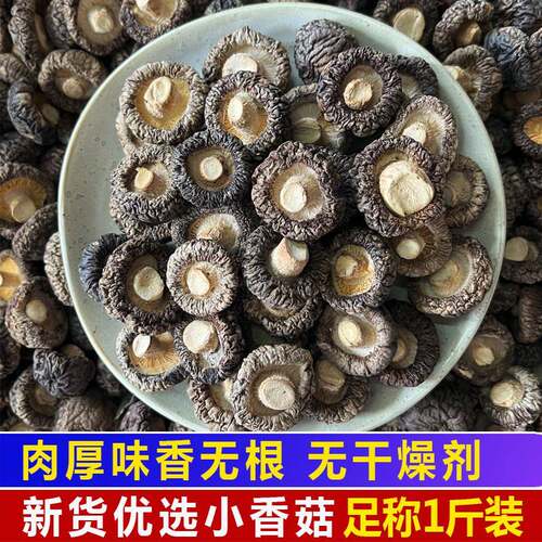 井冈山小香菇干货500g新货散装农家自产蘑菇冬菇特产花金钱菇