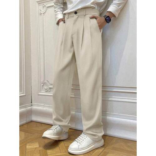 Z 81257 Solid loose men's suit pants 纯色宽松士西装裤
