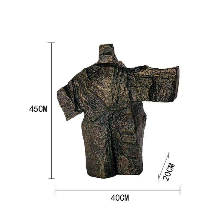 抽象太极人物雕塑摆件家居饰品书房办公室桌面覆古陈设树脂工艺品