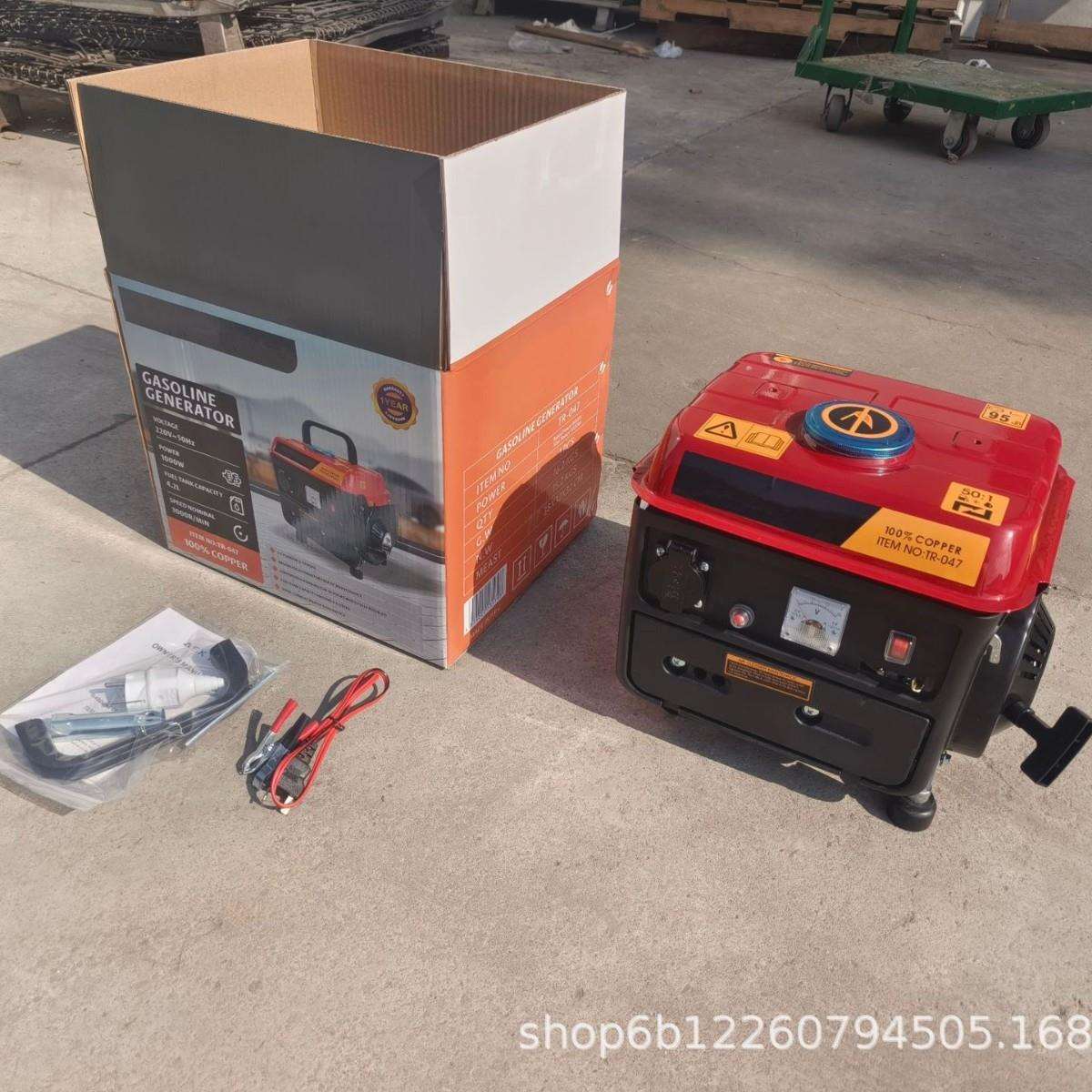 800W迷你发电机家庭备用应急发电摆摊露营工地施工汽油机应急电源