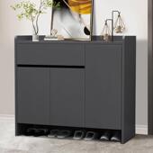 全铝合金鞋 柜家用门口阳台户外防水防晒别墅大容量储物收纳柜定制