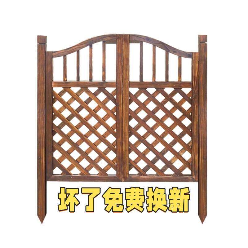 防腐木栅栏门花园围栏门庭院篱笆室外实木门别墅户外小院子门菜园