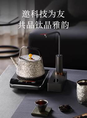 [招商]德茗堂猫眼五代电陶炉煮茶炉纯钛烧水壶新款小型煮茶器