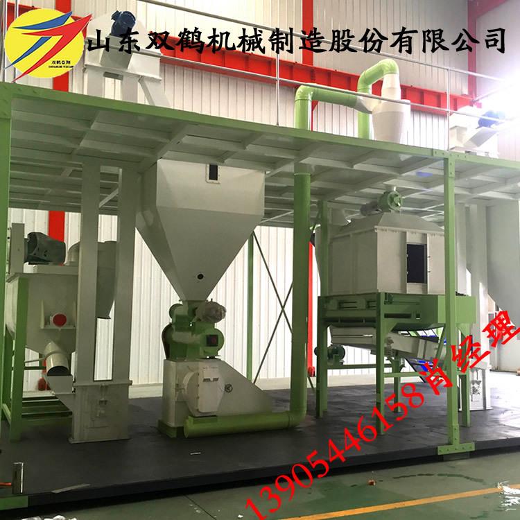 生产成套的鸡猪畜禽颗粒饲料生产加工设备环模颗粒机饲料机械
