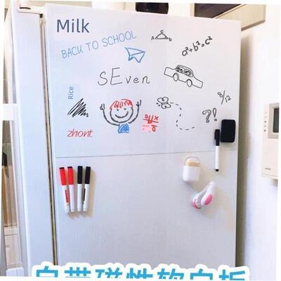 Whiteboard attached to blackboard magnetic writing board白板