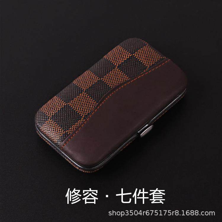 高档铁夹折叠老花眼镜盒子男女便携式老视镜套轻可穿挂皮带眼盒