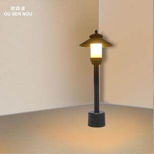 户外铸铝草坪灯不锈钢伞形仿云石LED草地灯别墅小区景观灯户外灯