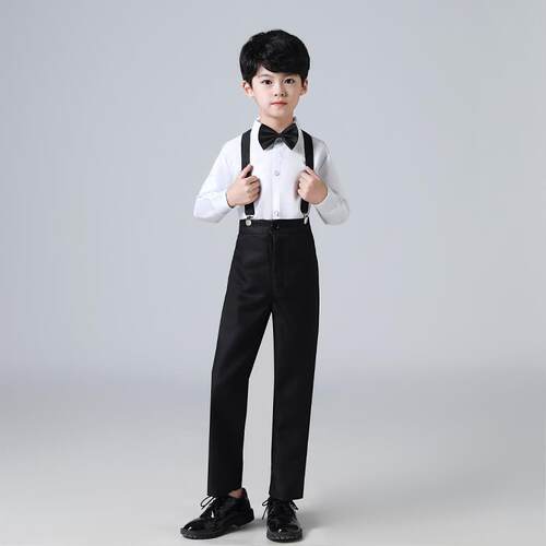 高档红元旦儿童合唱演出服中小学生合诗歌朗诵女童幼儿表歌大唱演