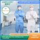 防静电工作服无尘服连体带帽透气洁净车间半导体洁净服定制