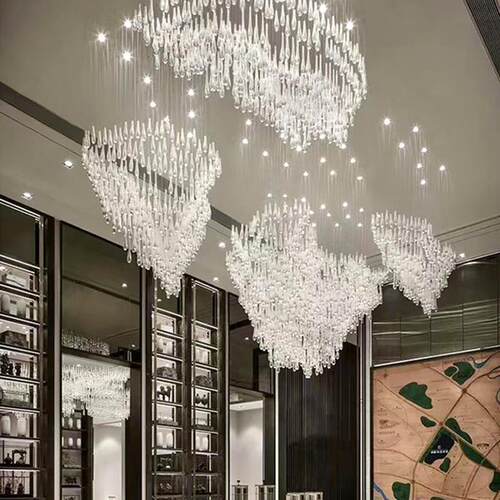 酒店工程灯具水晶吊灯豪华KTV会所售楼部大厅沙盘大型饭店吧台灯