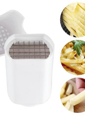 塑料薯条切 白色带盖子44格马铃薯土豆切条器快速不锈钢薯条切