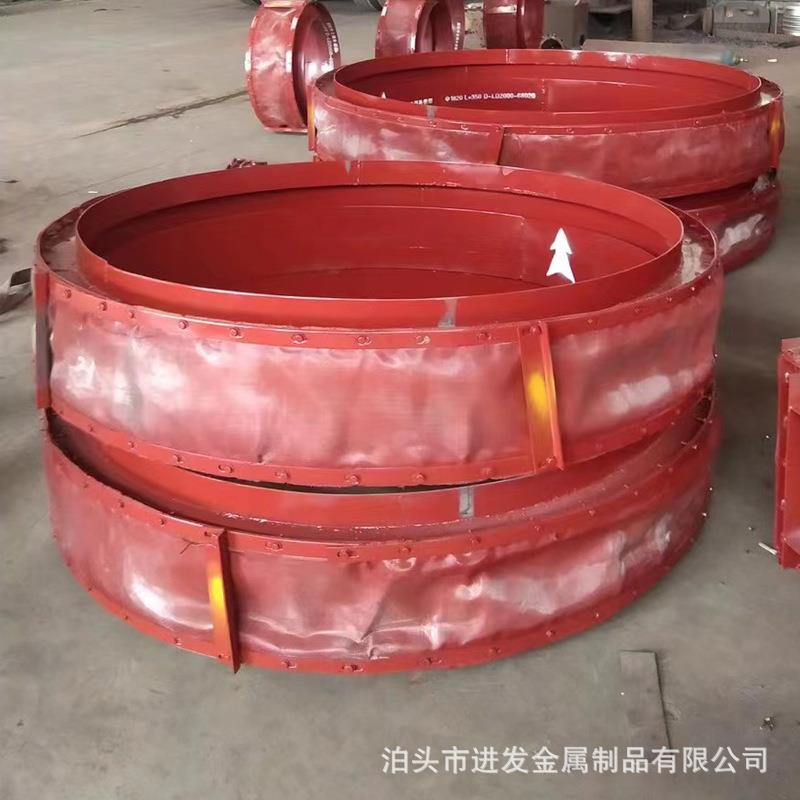 圆非金属补偿器方形矩形形风烟道道织物膨胀节蒙皮纤维织物软连接