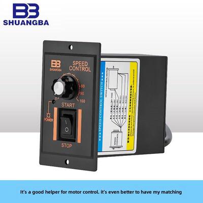 普通调速器220V正反无级调速开关6W~400W，带电机通用控制器