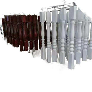 实木楼梯扶手厂家直销楼梯烤漆扶手楼梯柱子小柱弯头阳台阁护栏