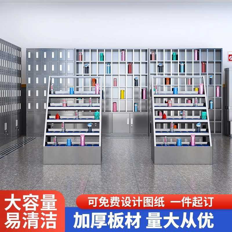 不锈钢水杯柜工厂车间茶杯存放柜员工休息室多格带门置物架水杯柜,商业/办公家具,办公储物柜,淘宝优惠券,粉丝福利购,淘宝优惠卷
