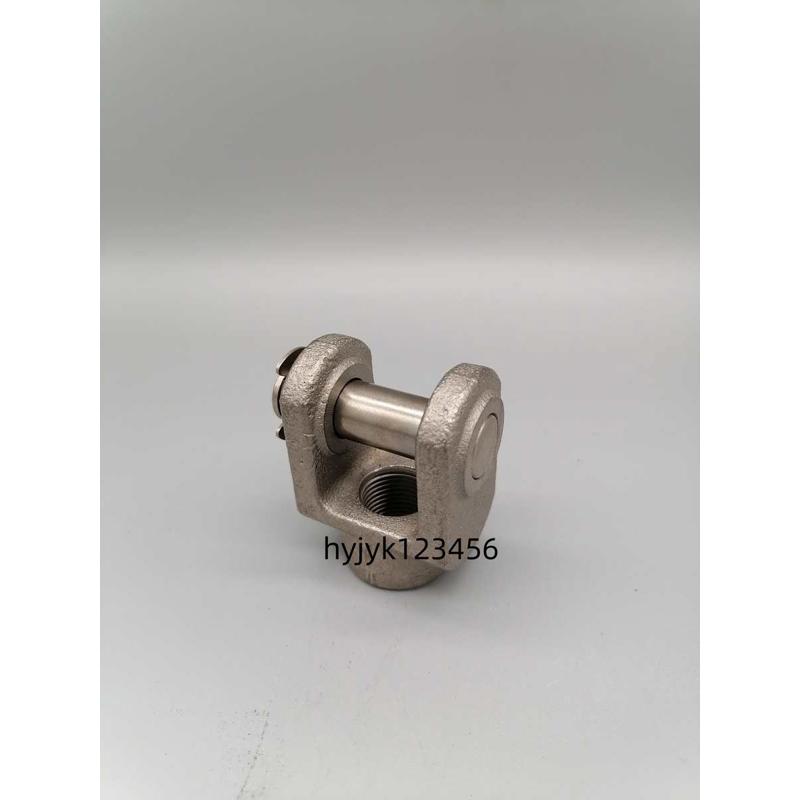 亚德客气缸附件底座薄型气缸ACQ50Y连接件Y型U型接头M18*1.5锂电