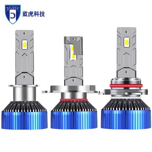 跨境360度汽车led大灯H4散热65W双铜管LED远近光一体聚光防水车灯