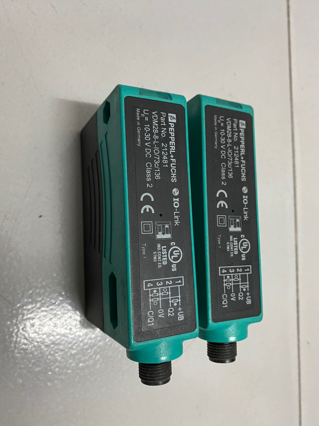 倍加福 激光传感器 VDM28-8-L-IO/73C/136