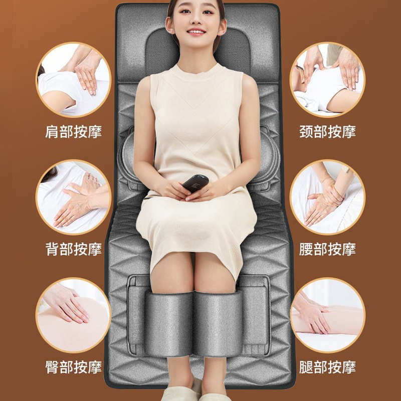 自动气囊按摩床垫多功能按全身家用揉捏颈肩部腰背部拉伸按摩床垫