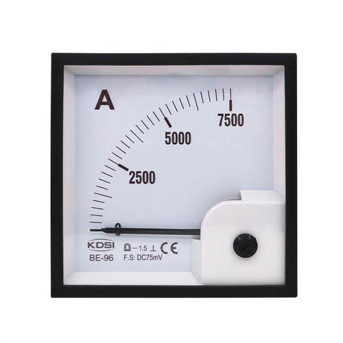 指针式直流电流表BE-96 DC75mV 7500A输入电压75mV 电流显示7500A