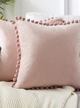Soft Velvet Cushion Cover Decorative Pillows Throw waist