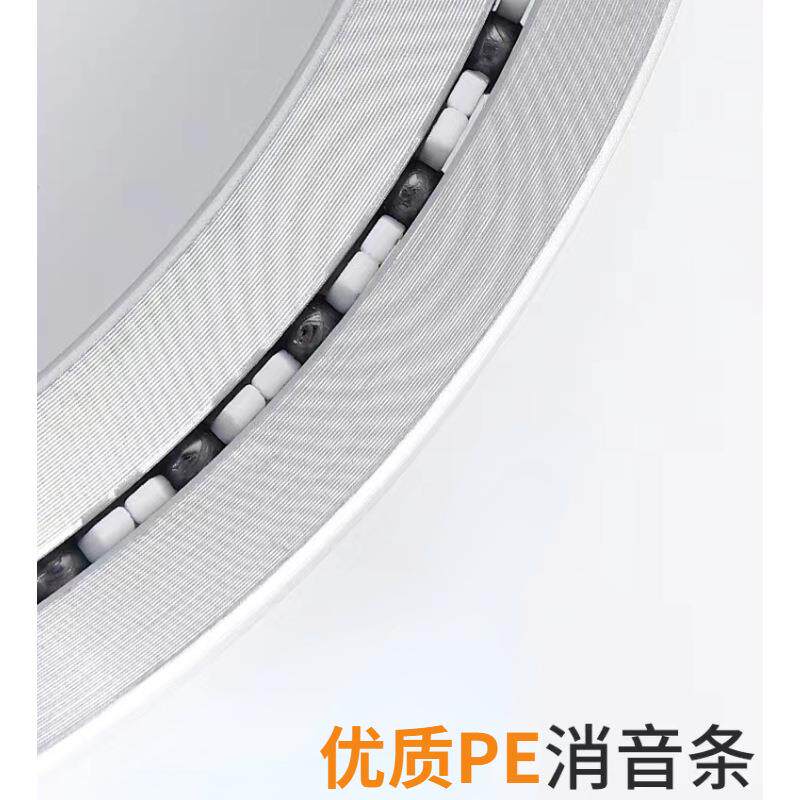 铝合金转盘底座消音款圆桌餐桌金属转心展架底座轴承餐桌转盘底座
