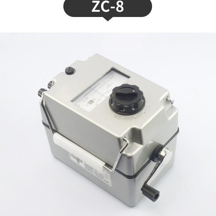 上海第六电表厂梅格牌ZC-8（0-100/1000Ω）接地电阻表