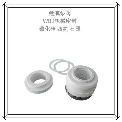 WB2机械密封25 30 35 40 45 50 55 60SIC四氟陶瓷石墨机封泵用FSB