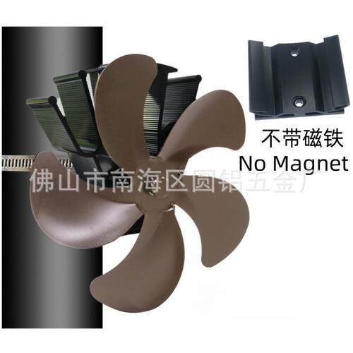 管无磁卡箍烟动款电商燃木火壁炉用YL604无热力壁挂壁炉真风扇