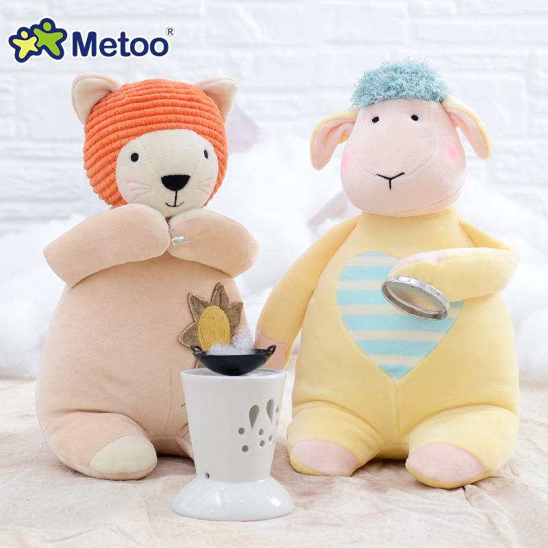 metoo咪兔小确幸毛绒玩具小象小羊公仔玩偶摆件 抓机娃娃礼品