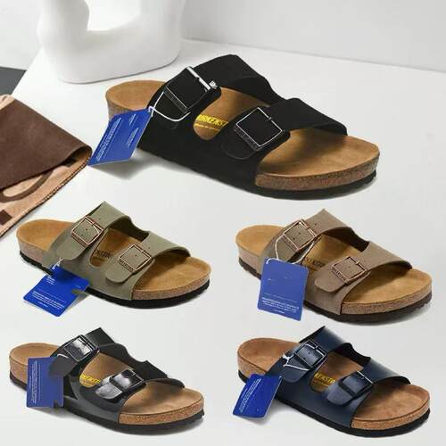 Men's Saul Suede Two Band Sandals - Goodfellow & Co