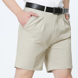 2024男式短裤五分裤夏季薄款中年男式西装商务休闲短裤