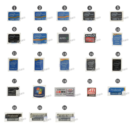 各种超极本性能标签贴 笔记本电脑logo AMD intel i3 i5 i7贴纸