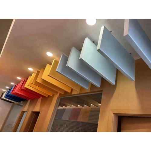 需定制吊顶吸音板空间吸声体 吸音垂片 悬挂式玻纤吸音