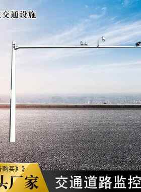 供应交通道路监控杆L型八角室外信号灯杆防监控立杆防撞
