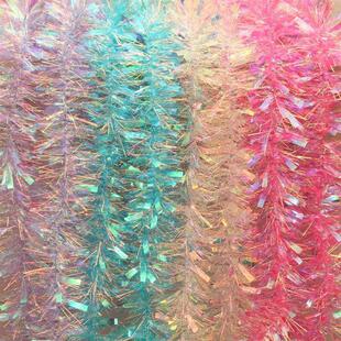 Christmas Garland Decor - Colorful Tinsel for Tree & Party