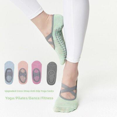 Non-Slip Yoga Socks with Grip for Pilates Ballet Gym/瑜伽袜