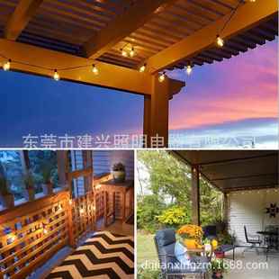 L防ED灯串户外水无品牌 饰营摆摊彩灯圣诞 灯带露氛围灯花园营地装