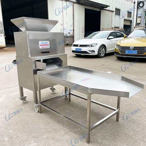 工业型百香分果机 打机百香果水果茶原料榨离汁机HBC 鸡蛋果挖浆