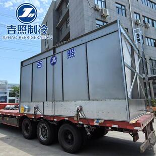 全钢型钢板冷却镀塔 方形横IEE却流冷塔 镁厚铝锌钢板加加深集水