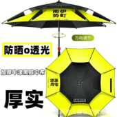2025新款 钓鱼伞牛津黑胶加厚防晒防漏雨摆地摊伞摆摊伞钓鱼专用伞