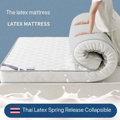9cmthick soft bed mattress folding mattress topper pad乳胶垫