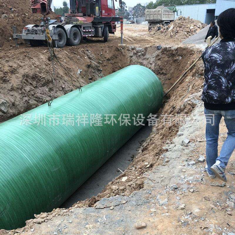 工地玻璃钢化粪池家用化粪池隔油池污水处理定设备制商用除臭除油