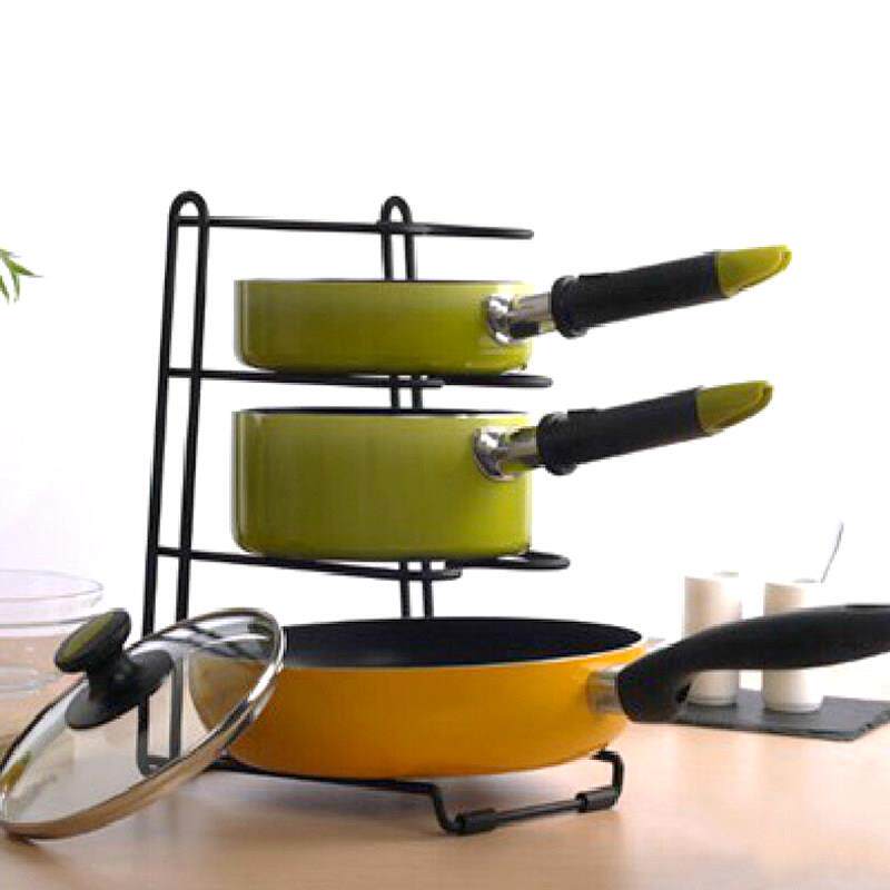 多功能多层平底锅架锅盖架菜砧板收纳架纳川厨房置物架碗盘沥水架