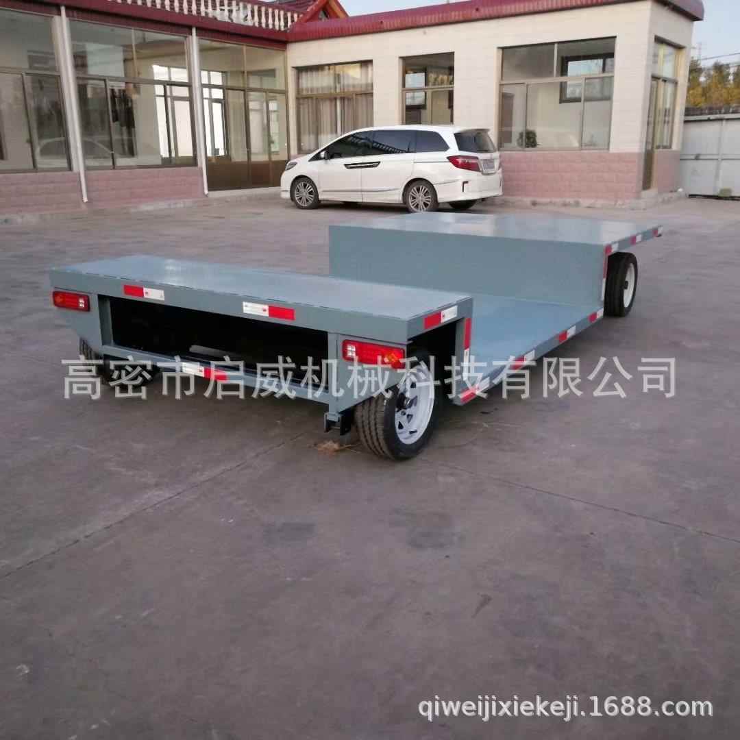 货源供应5吨平板拖车低盘全挂车厂家供应