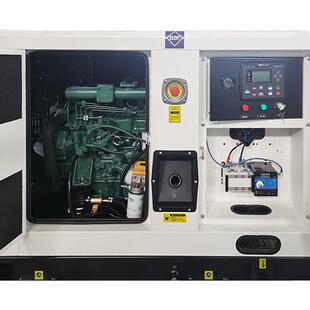 12KW柴15KV刷A锡柴无静音油发电SLXC 12S机8组三相30V广州工厂外